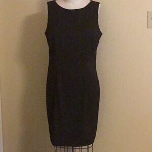 AGB Dark Brown Sleeveless Sheath Dress. Size 12. NWOT